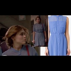 Purple/Blue button down dress